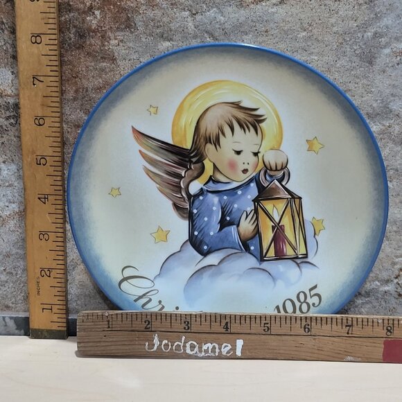Schmid Hummel Christmas 1985 Heavenly Light Decorative Wall Hanging Plate - Picture 6 of 11